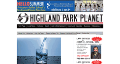 Desktop Screenshot of highlandparkplanet.org